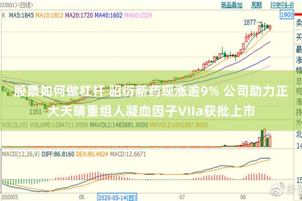 股票如何做杠杆 昭衍新药现涨逾9% 公司助力正大天晴重组人凝血因子Ⅶa获批上市