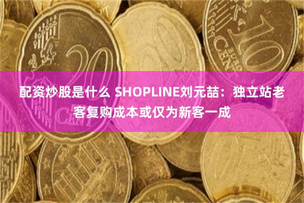 配资炒股是什么 SHOPLINE刘元喆：独立站老客复购成本或仅为新客一成