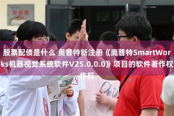 股票配债是什么 奥普特新注册《奥普特SmartWorks机器视觉系统软件V25.0.0.0》项目的软件著作权