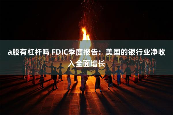 a股有杠杆吗 FDIC季度报告：美国的银行业净收入全面增长