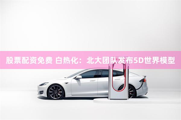 股票配资免费 白热化:北大团队发布5D世界模型
