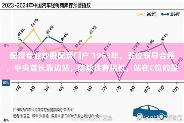 配资专业炒股配资门户 1963年,五位领导合照,中央首长靠边站,陈毅拄着拐杖,站在C位的是