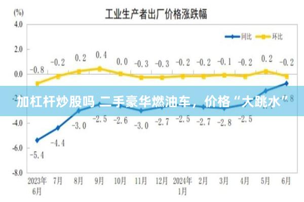 加杠杆炒股吗 二手豪华燃油车，价格“大跳水”