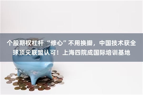 个股期权杠杆 “修心”不用换瓣，中国技术获全球顶尖联盟认可！上海四院成国际培训基地