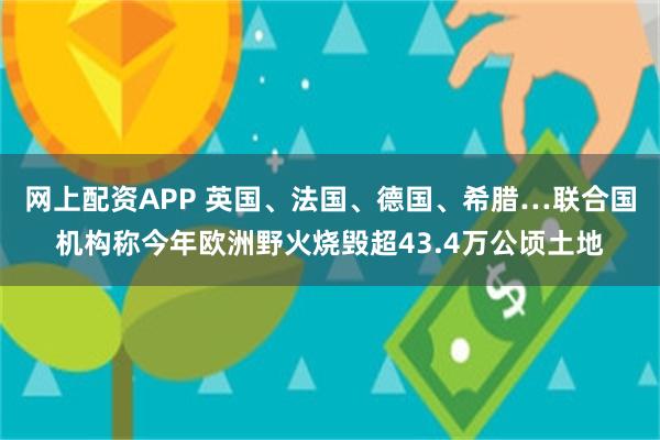 网上配资APP 英国、法国、德国、希腊…联合国机构称今年欧洲野火烧毁超43.4万公顷土地