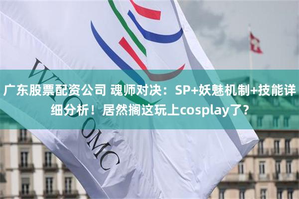 广东股票配资公司 魂师对决：SP+妖魅机制+技能详细分析！居然搁这玩上cosplay了？