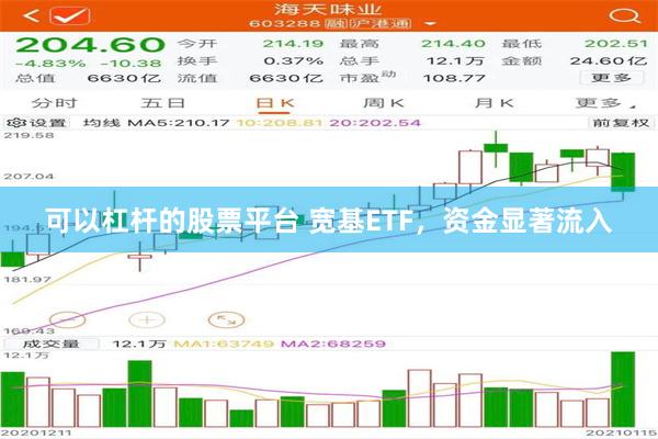 可以杠杆的股票平台 宽基ETF，资金显著流入