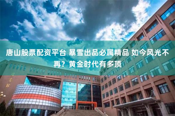 唐山股票配资平台 暴雪出品必属精品 如今风光不再？黄金时代有多顶